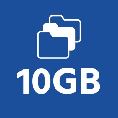 10GB Storage